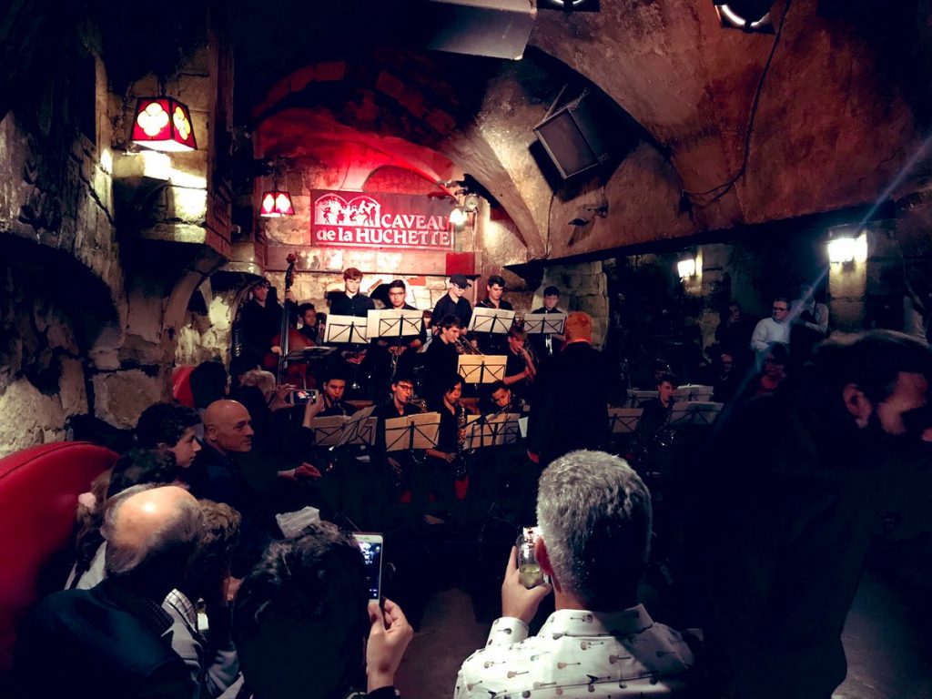 Jazz gig at Caveau de la Huchette